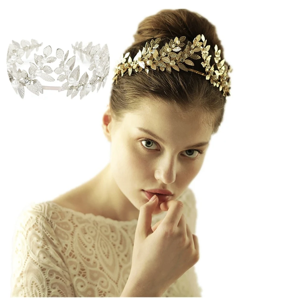 Headband Bridal Tiara Three-dimensional Silver Pearl Wedding DIY Rhinestone Bride
Headband Bridal Tiara Three-dimensional Silver Pearl Wedding DIY Rhinestone Bride