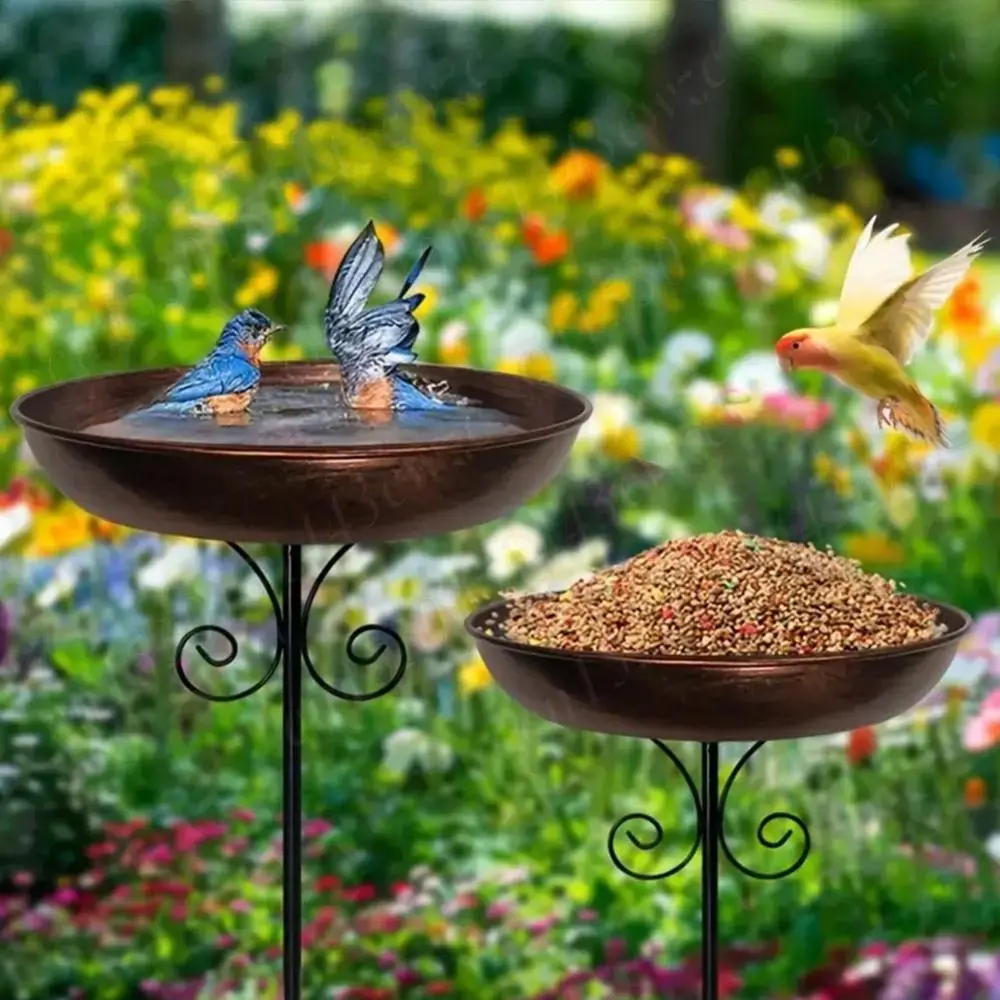Винтажная металлическая ванна для птиц, устойчивая к морозу, высококачественная кормушка для птиц, простая установка, корм для диких птиц и миска для воды для сада, патио
Винтажная металлическая ванна для птиц, устойчивая к морозу, высококачественная кормушка для птиц, простая установка, корм для диких птиц и миска для воды для сада, патио