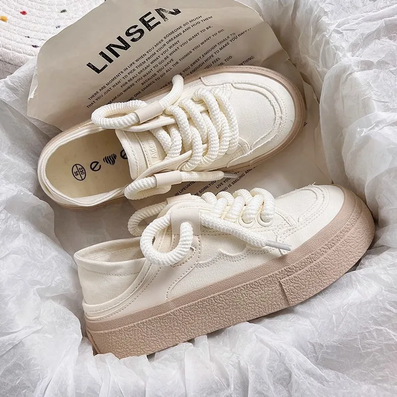 Canvas Mules Shoes Women Slip on Sneakers Chunky Rope Laces Platform Shoes Female Casual Lazy Shoes Summer Footwear
Canvas Mules Shoes Women Slip on Sneakers Chunky Rope Laces Platform Shoes Female Casual Lazy Shoes Summer Footwear