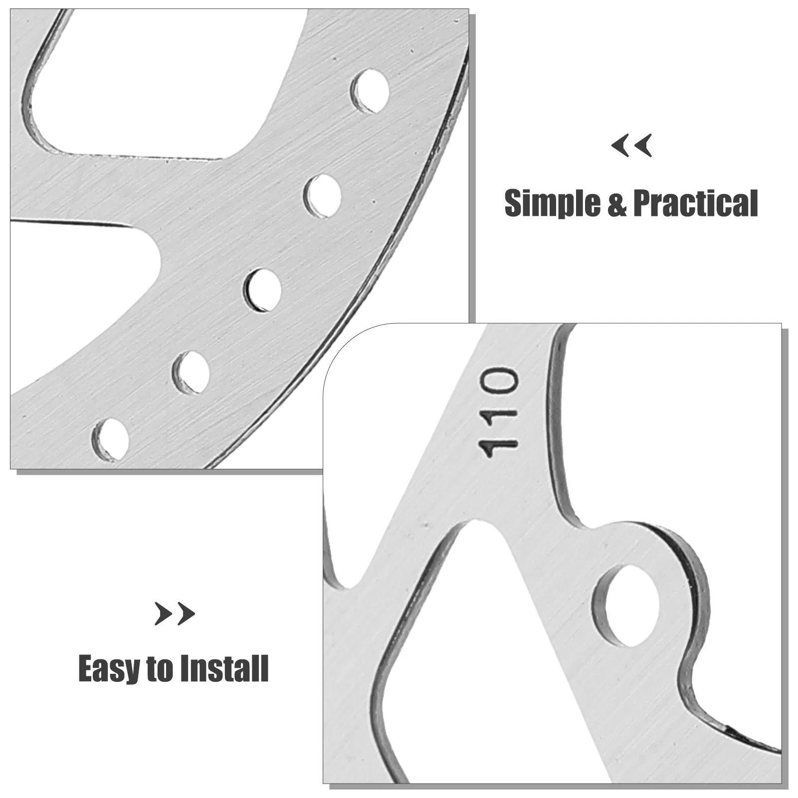 High Strength Metal Bike Brake Disc for E Scooter Road Bike Precision Polished Surface Lightweight Hollow Design Safe
High Strength Metal Bike Brake Disc for E Scooter Road Bike Precision Polished Surface Lightweight Hollow Design Safe