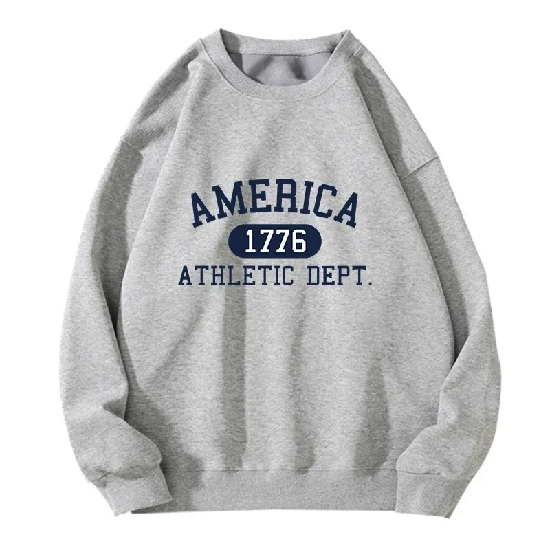 Мужская толстовка с принтом «2026 Fashion America 1776», спортивная, в стиле хип-хоп, с длинным рукавом, свободного кроя, для весны и осени
Мужская толстовка с принтом «2026 Fashion America 1776», спортивная, в стиле хип-хоп, с длинным рукавом, свободного кроя, для весны и осени