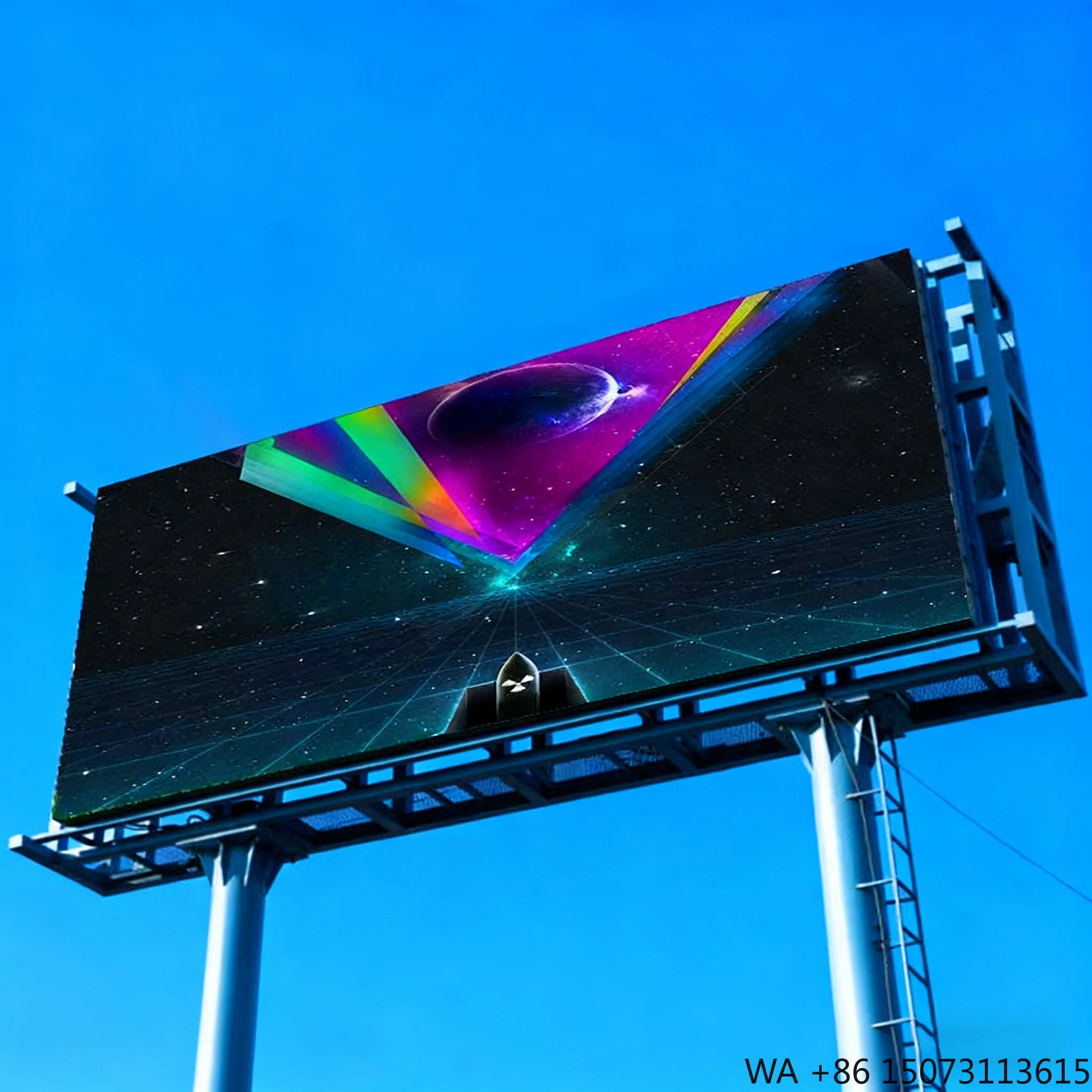 Наружный стационарный водонепроницаемый светодиодный экран для цифровой рекламы
Наружный стационарный водонепроницаемый светодиодный экран для цифровой рекламы