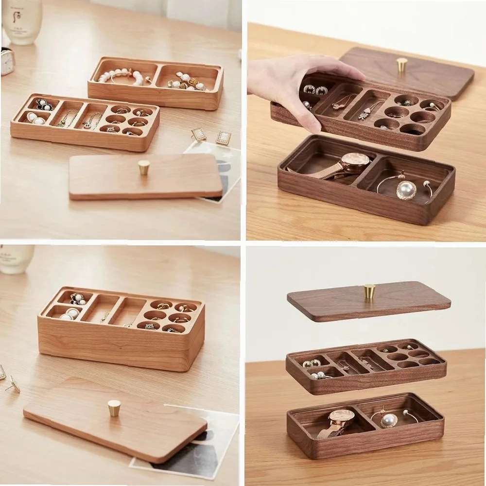 Creative Double Layer Wooden Jewelry Organizer Box for Necklaces Earrings Bracelets Rings Storage Display Home Decor
Creative Double Layer Wooden Jewelry Organizer Box for Necklaces Earrings Bracelets Rings Storage Display Home Decor