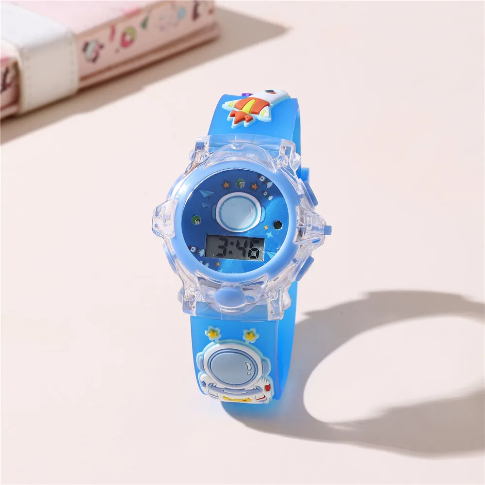 Children Watch Spaceman Digital Watch for Kids Boys Girls Student Flash LED Wristwatch
Children Watch Spaceman Digital Watch for Kids Boys Girls Student Flash LED Wristwatch