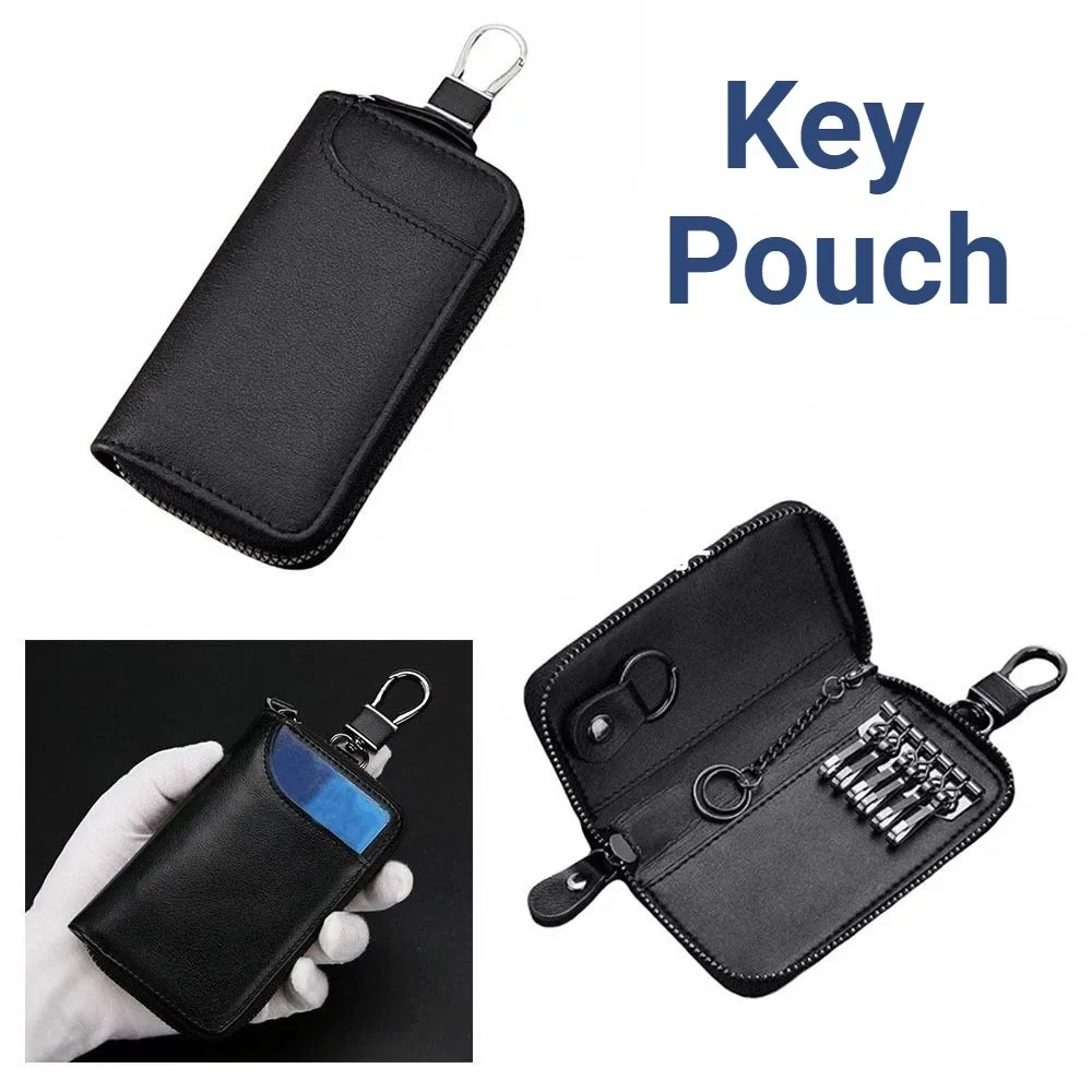 Universal Fit Retro Key Organizer Pouch PU Leather Portable Car Key Wallet Fashion Zipper Key Storage Case Business Use
Universal Fit Retro Key Organizer Pouch PU Leather Portable Car Key Wallet Fashion Zipper Key Storage Case Business Use