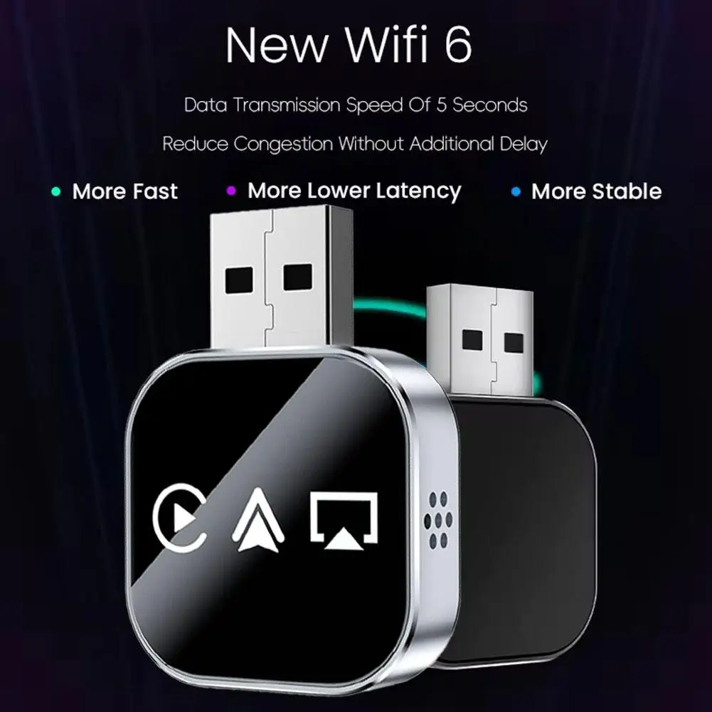 Wired USB Adapter 3 In 1 Wireless Smart Mirror Link And Dongle B Play Auto Android Plug M1Q4
Wired USB Adapter 3 In 1 Wireless Smart Mirror Link And Dongle B Play Auto Android Plug M1Q4