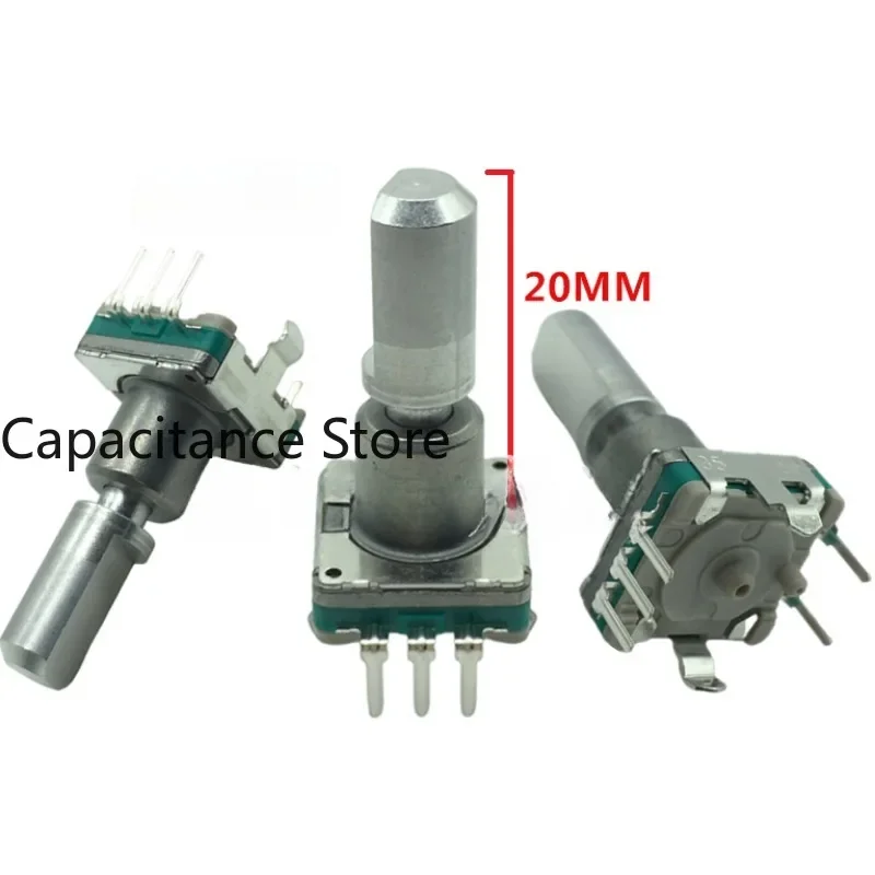 5PCS Encoder EC11E1564452 30-point 15-pulse 20-axis half shaft with switch
5PCS Encoder EC11E1564452 30-point 15-pulse 20-axis half shaft with switch