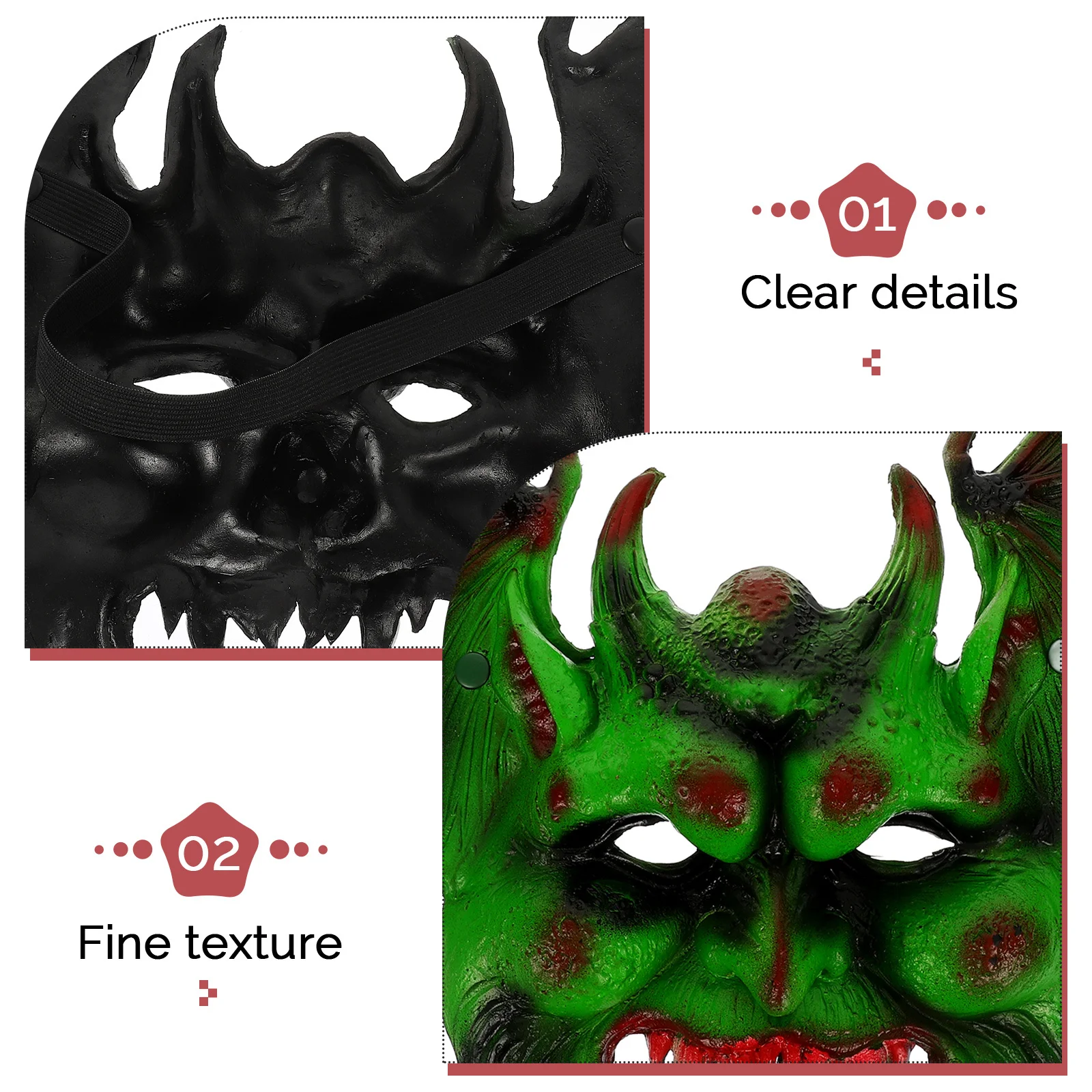 Bat Mask PU Material Lightweight Comfortable Halloween Party Costume Cosplay Prop Scary Mask Lovely Masks
Bat Mask PU Material Lightweight Comfortable Halloween Party Costume Cosplay Prop Scary Mask Lovely Masks