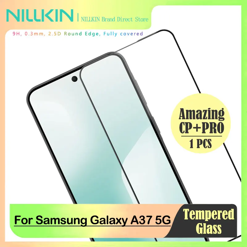 NILLKIN CP+PRO For Samsung Galaxy A37 5G Tempered Glass Edge Protection Full-Coverage 93% High Transparency Screen Protector
NILLKIN CP+PRO For Samsung Galaxy A37 5G Tempered Glass Edge Protection Full-Coverage 93% High Transparency Screen Protector