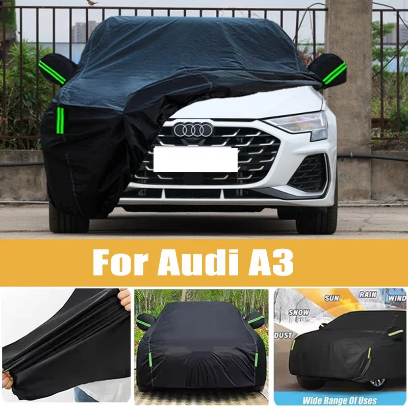 For Audi A3 Full Car Cover Four Seasons Universal Outdoor Sun Anti UV Rain Snow Dust Protection Oxford Cloth Car Accessories
For Audi A3 Full Car Cover Four Seasons Universal Outdoor Sun Anti UV Rain Snow Dust Protection Oxford Cloth Car Accessories