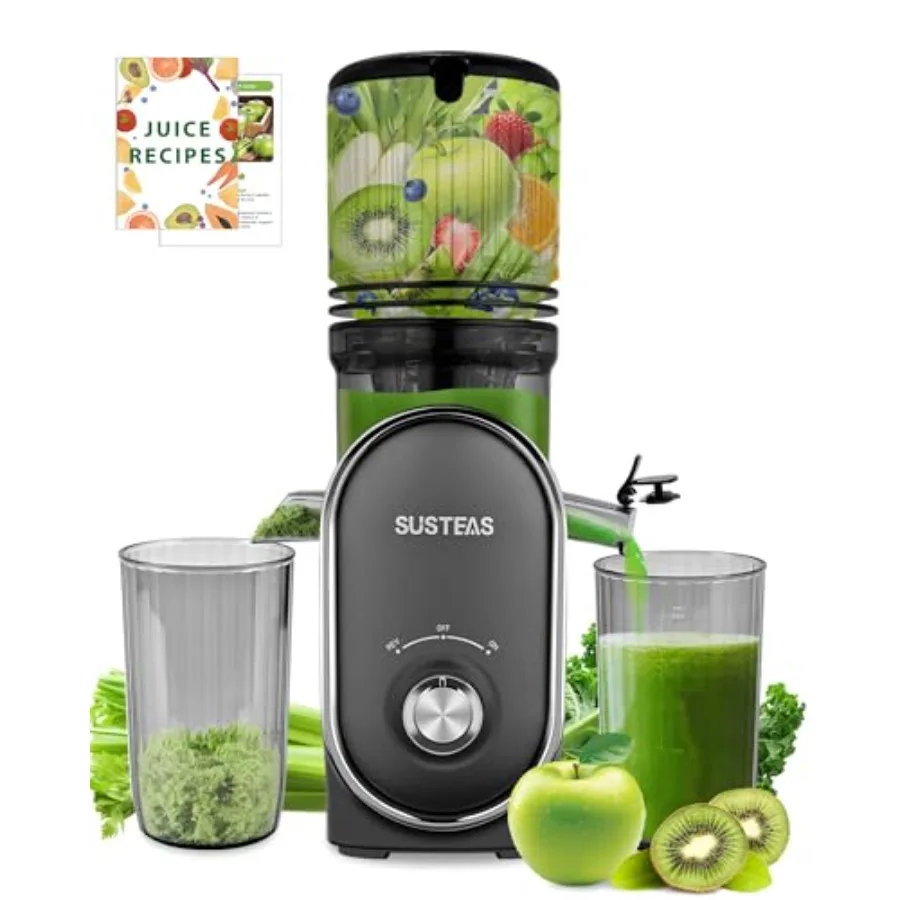Cold Press Juicer Machines 5.3" Feed Chute 50oz Capacity 300W Slow Masticating Juice Extractor for Whole Fruits and Vegetables
Cold Press Juicer Machines 5.3" Feed Chute 50oz Capacity 300W Slow Masticating Juice Extractor for Whole Fruits and Vegetables