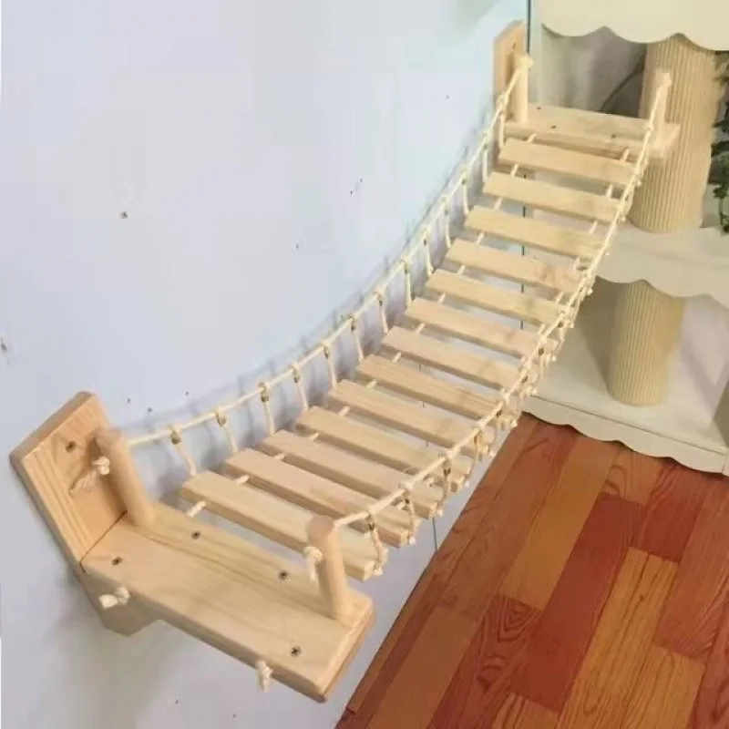 Cat climbing frame cat bridge cat nest platform wall-mounted can be connected to jumping platform cats multi-functiona
Cat climbing frame cat bridge cat nest platform wall-mounted can be connected to jumping platform cats multi-functiona