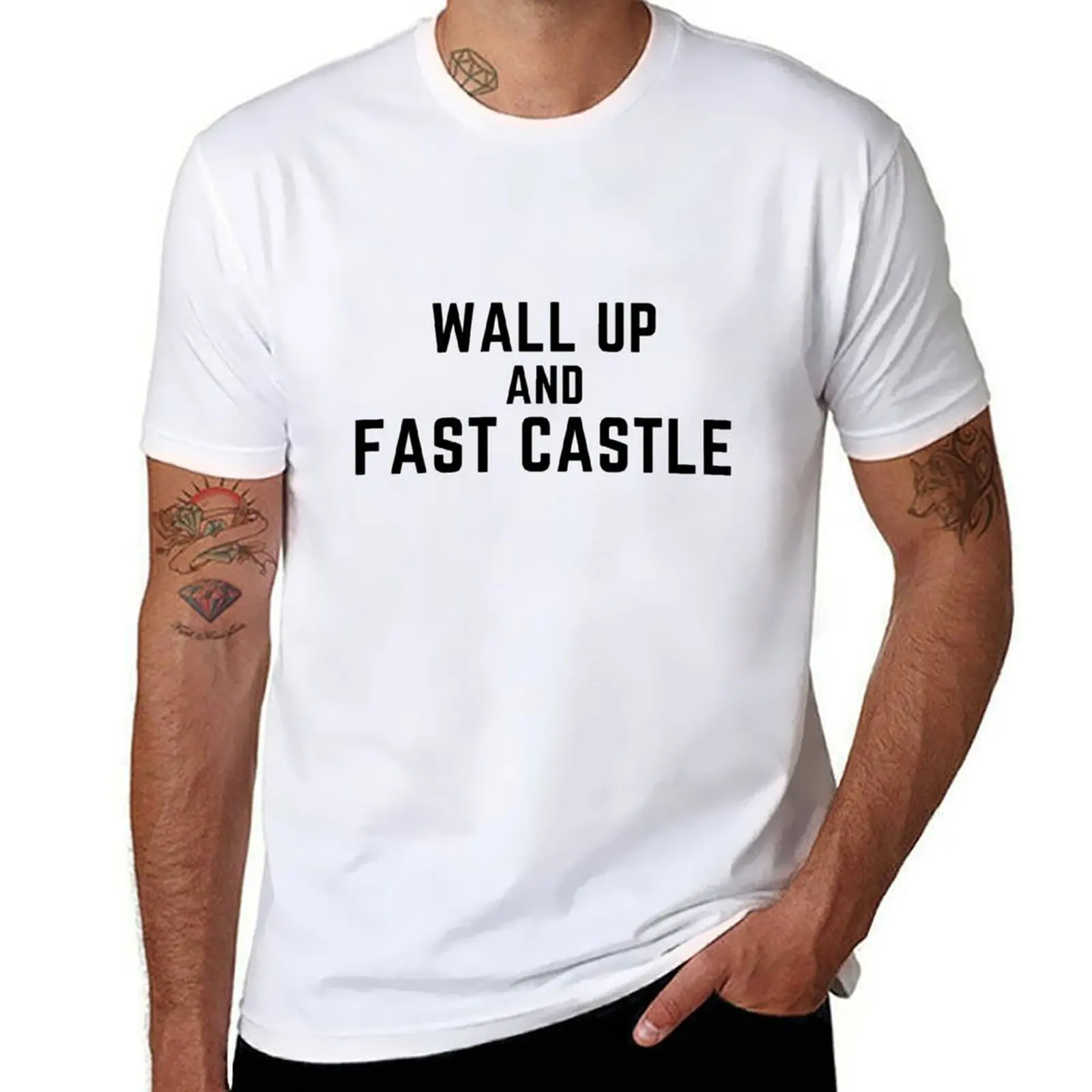 Wall Up and Fast Castle T-Shirt Heavy Duty Casual Work Tee
Wall Up and Fast Castle T-Shirt Heavy Duty Casual Work Tee