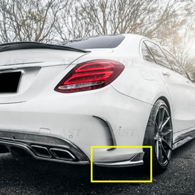 Задний бампер из углеродного волокна, угловая накладка для Mercedes Benz C Class W205 C200 C300 C63, комплекты кузова сплиттера
Задний бампер из углеродного волокна, угловая накладка для Mercedes Benz C Class W205 C200 C300 C63, комплекты кузова сплиттера