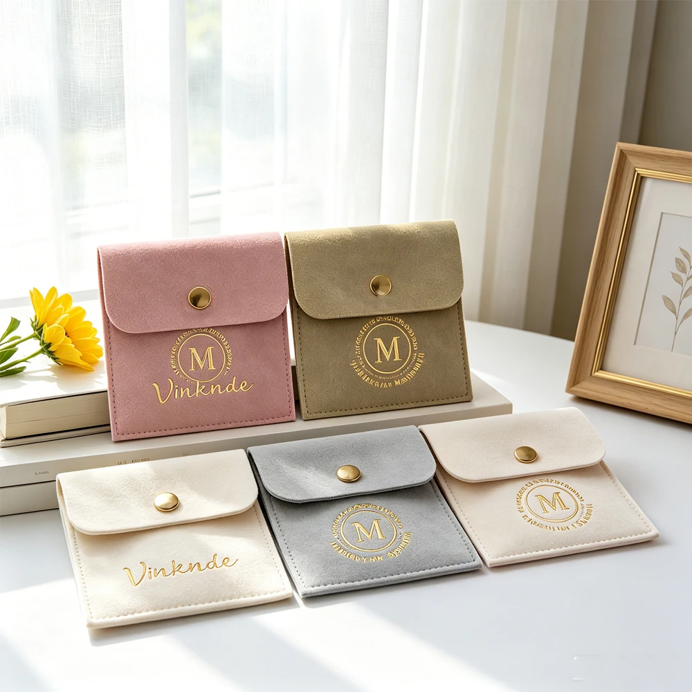 100Pcs Custom Logo Beige Microfiber Jewelry Packaging Pouch Button Gift Bag for Rings Earrings Oils Wedding Favors Guests Candy
100Pcs Custom Logo Beige Microfiber Jewelry Packaging Pouch Button Gift Bag for Rings Earrings Oils Wedding Favors Guests Candy
