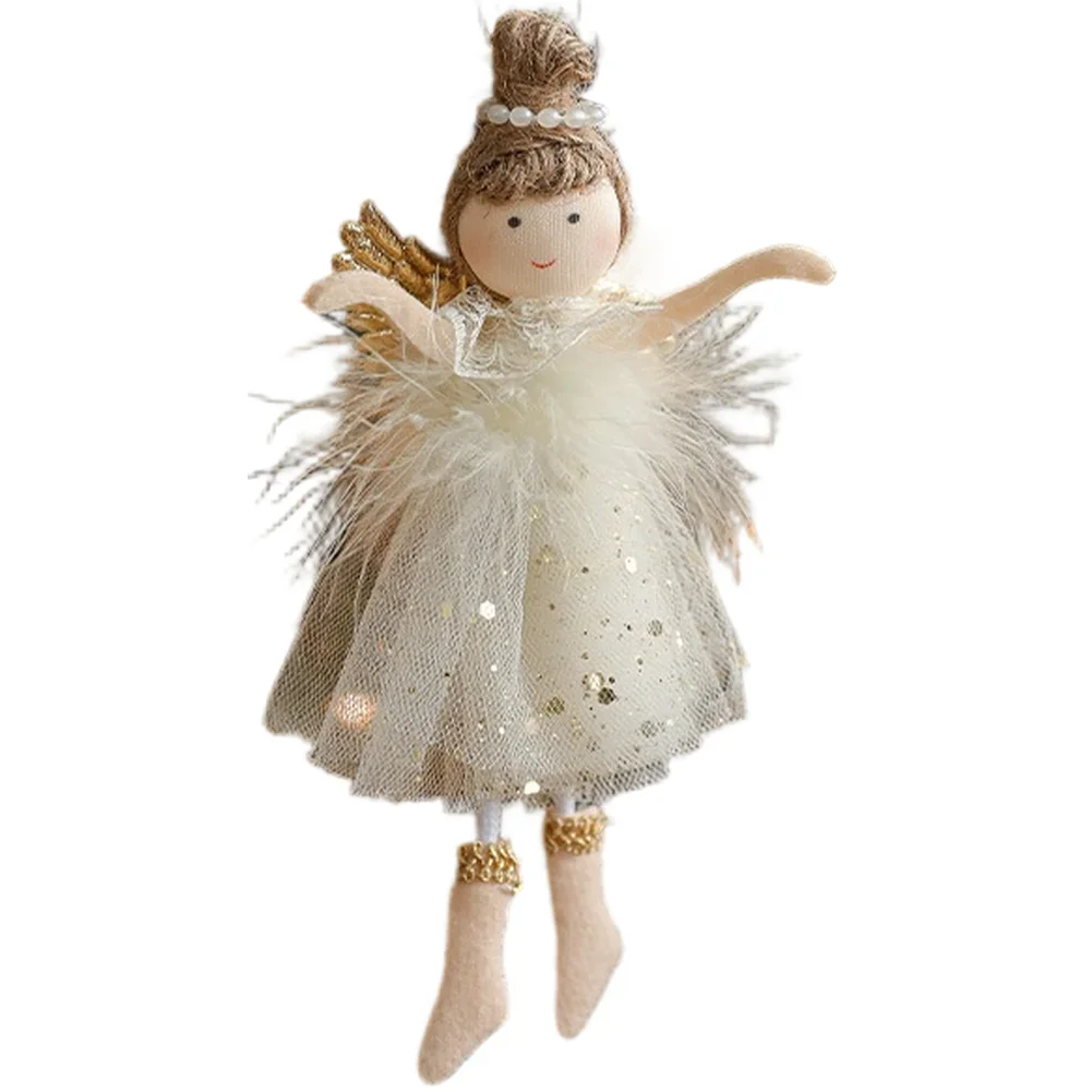 Festive Tree Decor Angel Hanging Decor Christmas Celebration Charming Festive Touch Elegant Mesh Design Angel Figure
Festive Tree Decor Angel Hanging Decor Christmas Celebration Charming Festive Touch Elegant Mesh Design Angel Figure