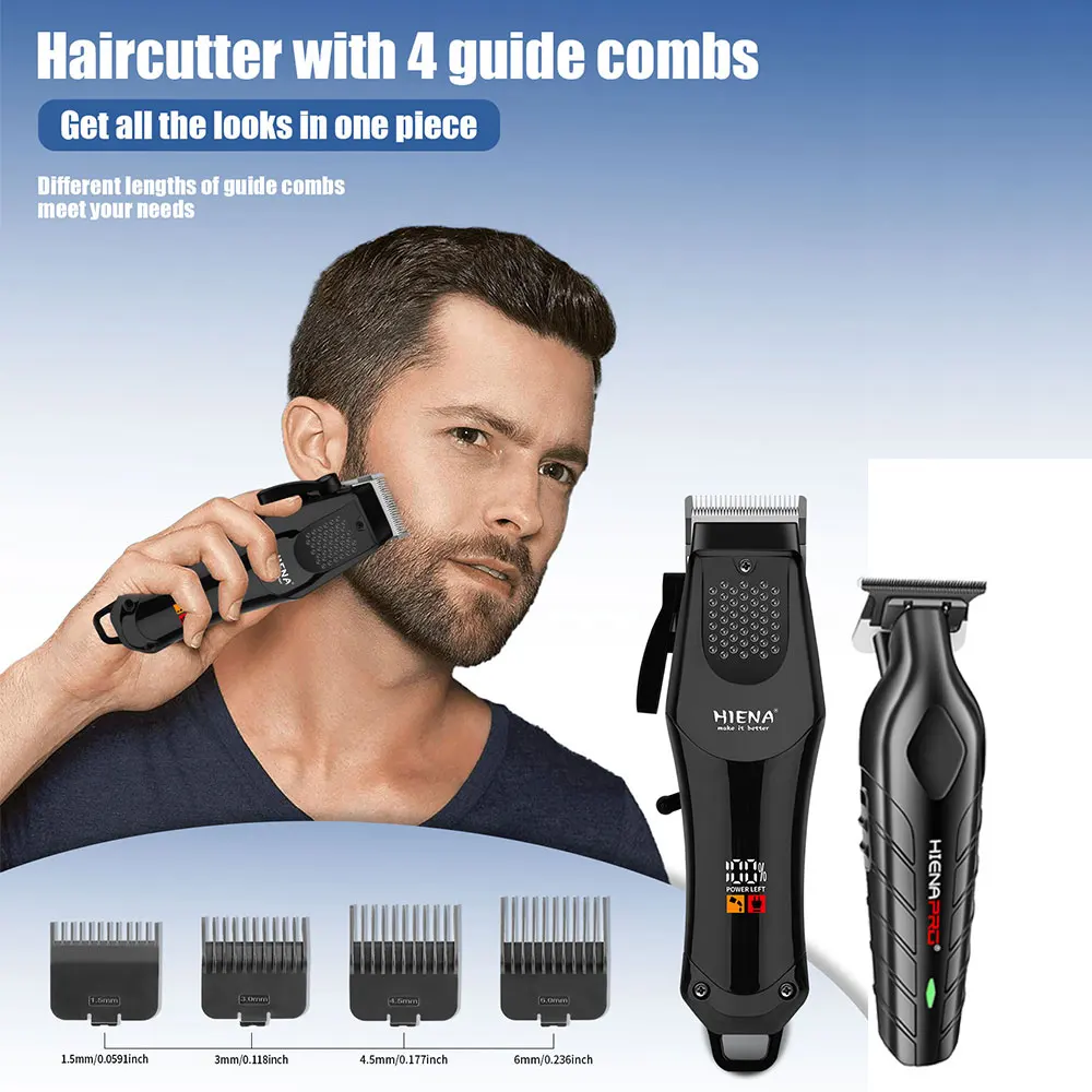 Rechargeable Hair Clippers for Men Hair Cutting Grooming Kit Professional Hair Clippers and Shaver Set Cordless Beard Trimming
Rechargeable Hair Clippers for Men Hair Cutting Grooming Kit Professional Hair Clippers and Shaver Set Cordless Beard Trimming