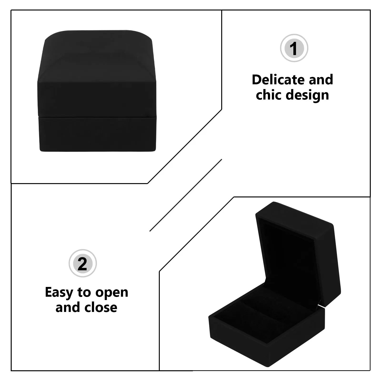 Proposal Ring Box Heart Shape Jewelry Case LED Light for Wedding Anniversary Gifts Plastic Storage Display Boxes
Proposal Ring Box Heart Shape Jewelry Case LED Light for Wedding Anniversary Gifts Plastic Storage Display Boxes