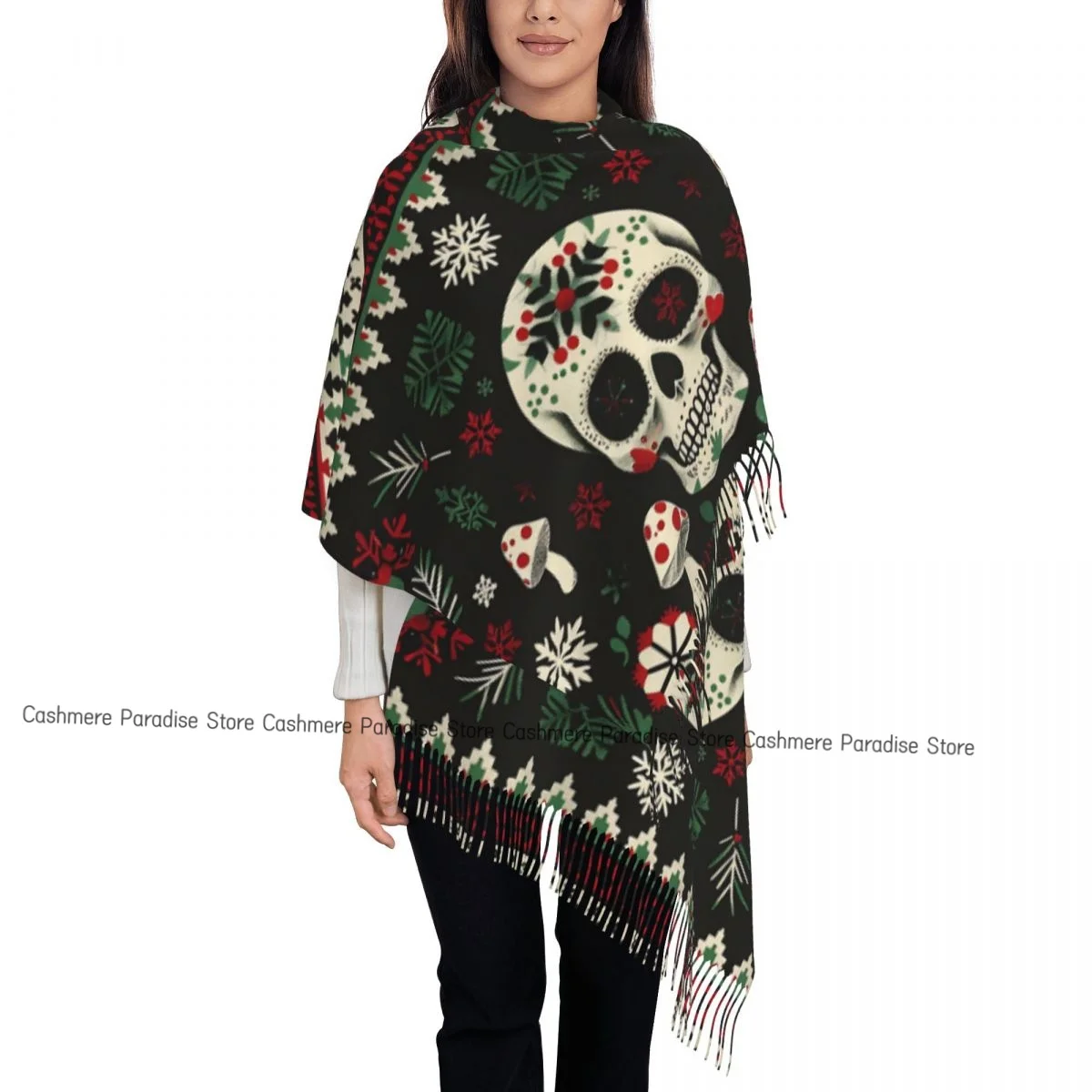 Skull Mushrooms Warm Shawls Wrpas Men Women Custom Large Scarves Winter Luxury Brand
Skull Mushrooms Warm Shawls Wrpas Men Women Custom Large Scarves Winter Luxury Brand