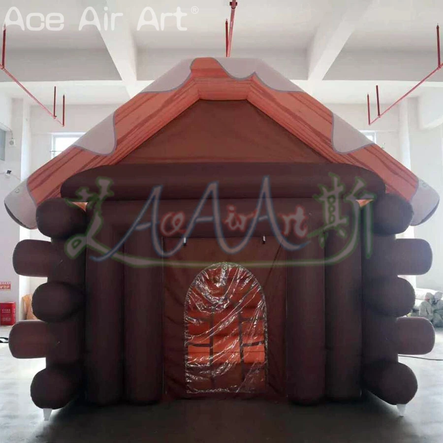 Wooden Structure Oxford Cloth Tent, Outdoor Inflatable Christmas House With Blower, Garden Courtyard Decoration
Wooden Structure Oxford Cloth Tent, Outdoor Inflatable Christmas House With Blower, Garden Courtyard Decoration