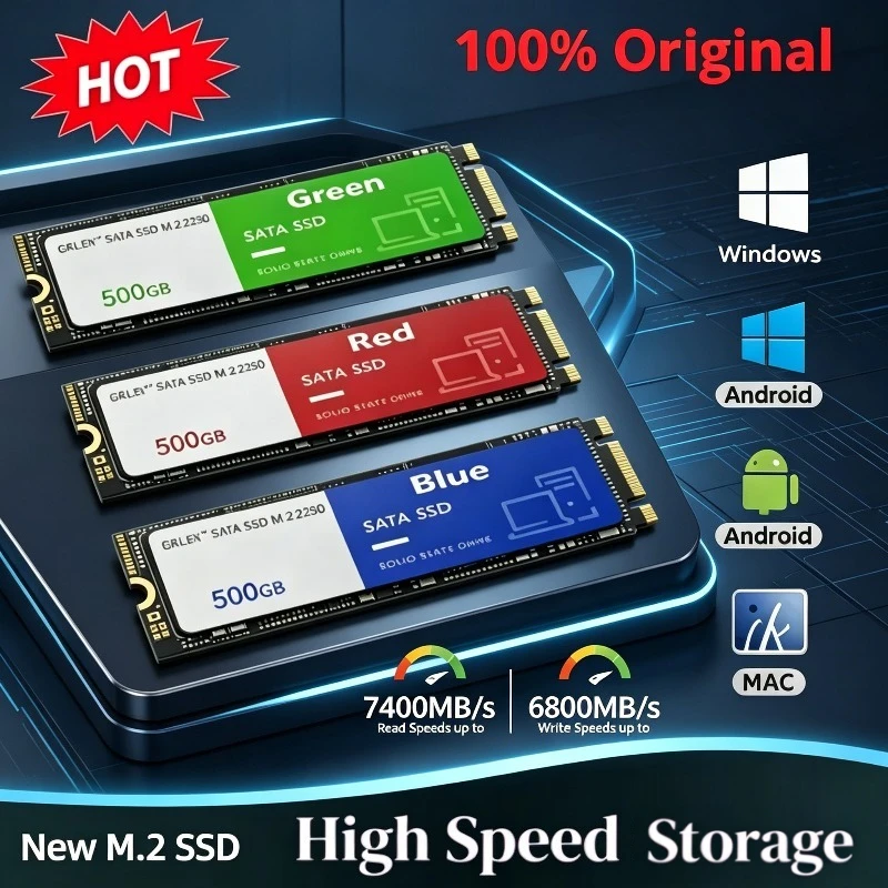 【Brand+】Original Solid State Drive M.2 SSD High Speed Read Write Internal Hard Disk Ideal for Laptop Desktop Storage Upgrade
【Brand+】Original Solid State Drive M.2 SSD High Speed Read Write Internal Hard Disk Ideal for Laptop Desktop Storage Upgrade