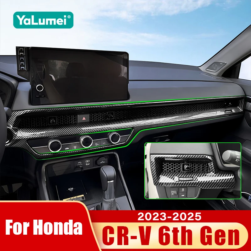 For Honda CR-V CRV 6th Gen 2023 2024 2025 Hybrid Car Central Control Air Conditioner Vent Trim Strips Cover Accessories
For Honda CR-V CRV 6th Gen 2023 2024 2025 Hybrid Car Central Control Air Conditioner Vent Trim Strips Cover Accessories
