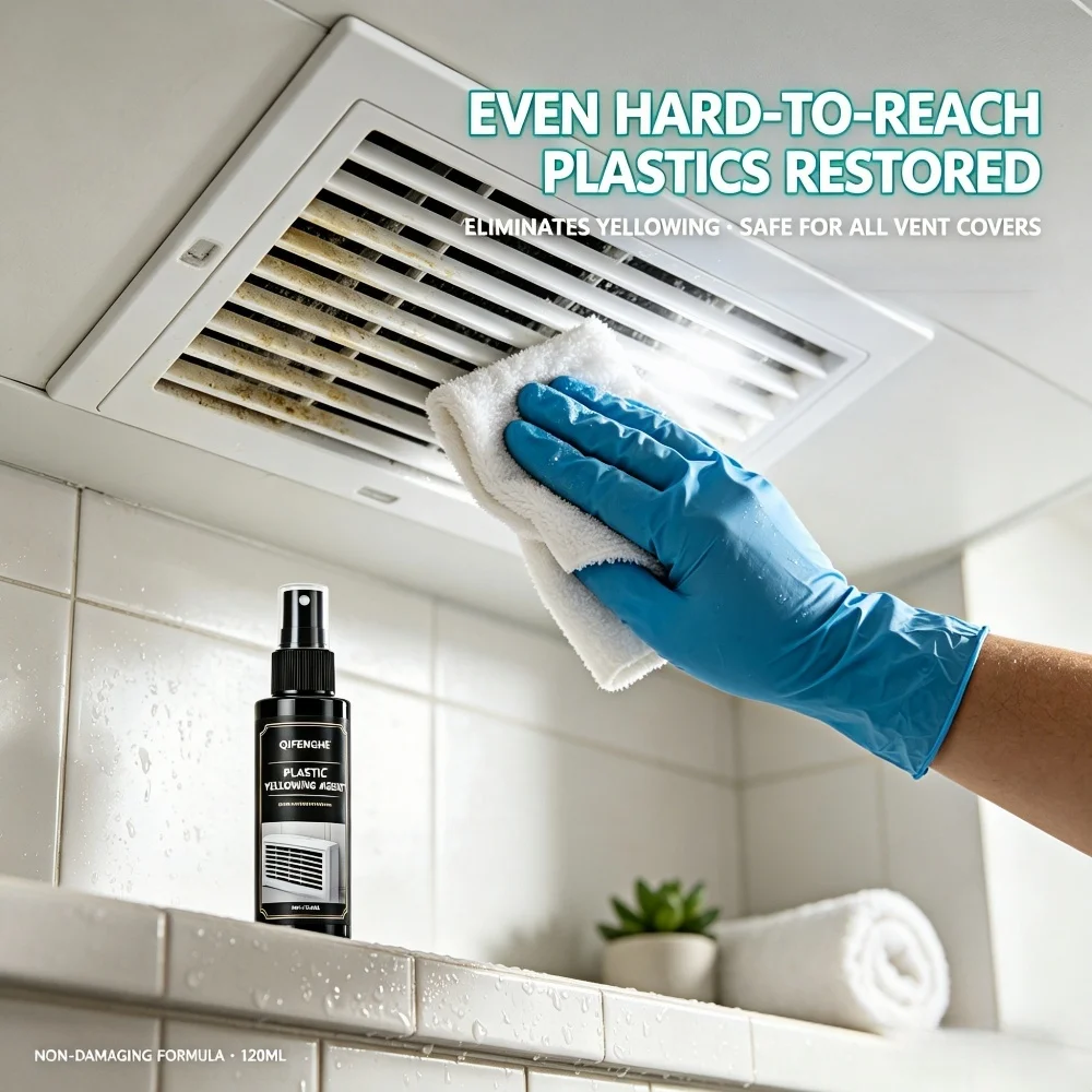 QIFENGHE 120ML Plastic Yellowing Agent, Plastic Renovation Spray, Remove Yellow Stains for Air Conditioner & Home
QIFENGHE 120ML Plastic Yellowing Agent, Plastic Renovation Spray, Remove Yellow Stains for Air Conditioner & Home