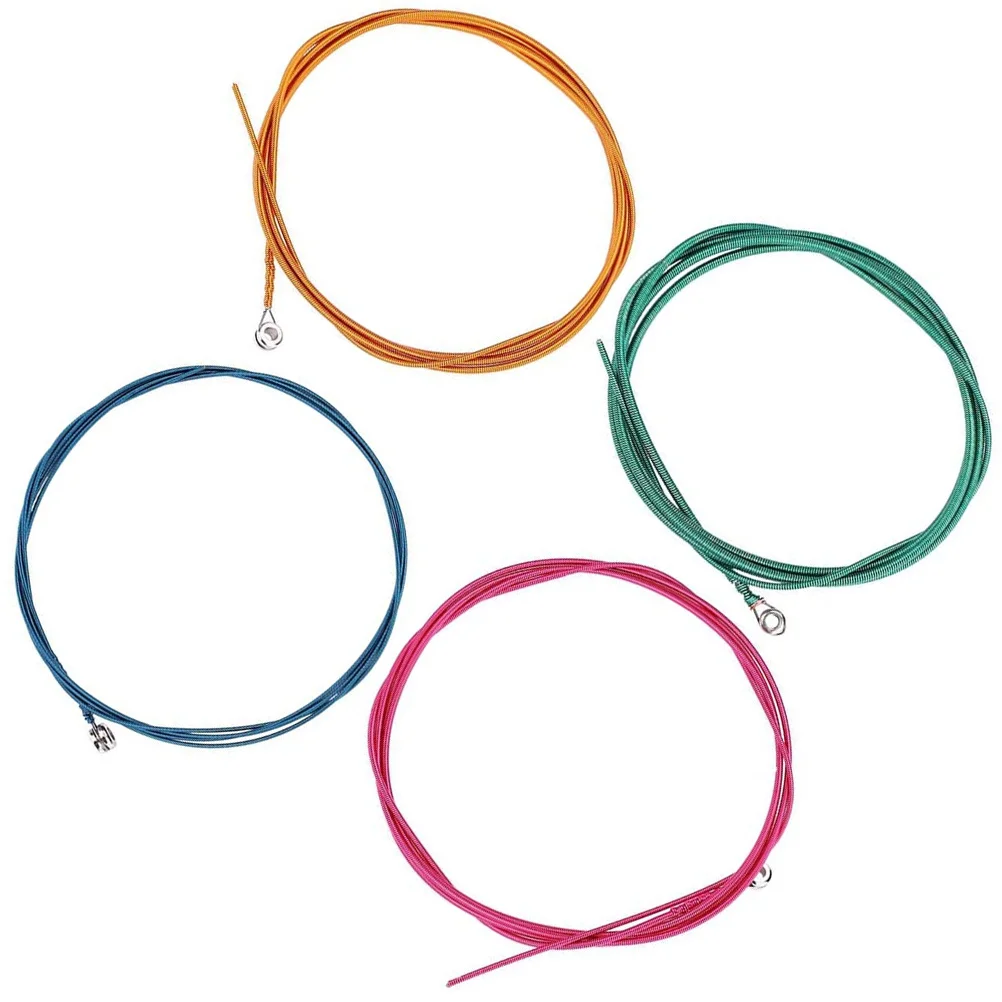 4pcs Bass Guitar Strings Durable Nickel Alloy Stainless Steel Reusable Musical Instrument Parts Accessories Long Lasting Easy
4pcs Bass Guitar Strings Durable Nickel Alloy Stainless Steel Reusable Musical Instrument Parts Accessories Long Lasting Easy