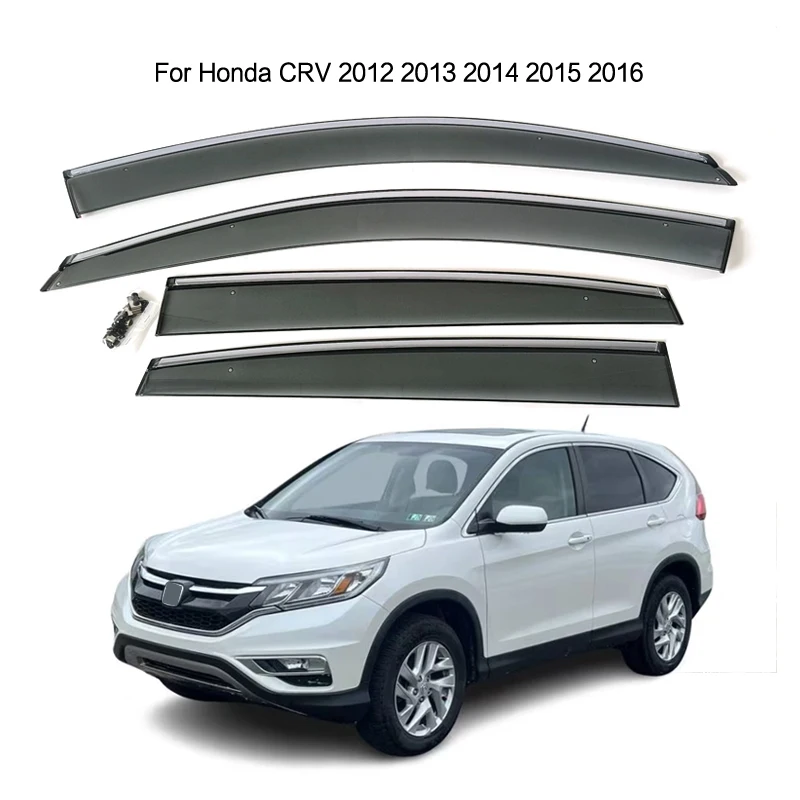 For Honda CRV 2012 2013 2014 2015 2016 Window Visors Car Rain Guards Wind Deflectors Sun Vent Shade Auto Exterior Accessories
For Honda CRV 2012 2013 2014 2015 2016 Window Visors Car Rain Guards Wind Deflectors Sun Vent Shade Auto Exterior Accessories