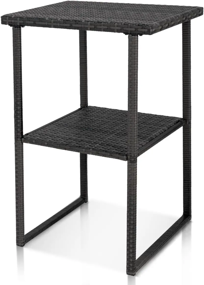 Wicker Bar Table, 36 H Counter Height Patio High Top Dining Table, Rattan Bistro Pub Table With Storage Shelf For De Poolside
Wicker Bar Table, 36 H Counter Height Patio High Top Dining Table, Rattan Bistro Pub Table With Storage Shelf For De Poolside