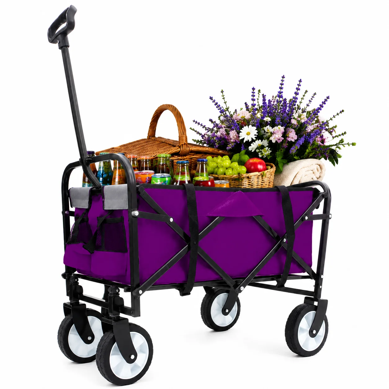 Lucky Purple Folding Wagon for Beach, Picnic & Camping – Aesthetic Outdoor Cart with Large Capacity
Lucky Purple Folding Wagon for Beach, Picnic & Camping – Aesthetic Outdoor Cart with Large Capacity
