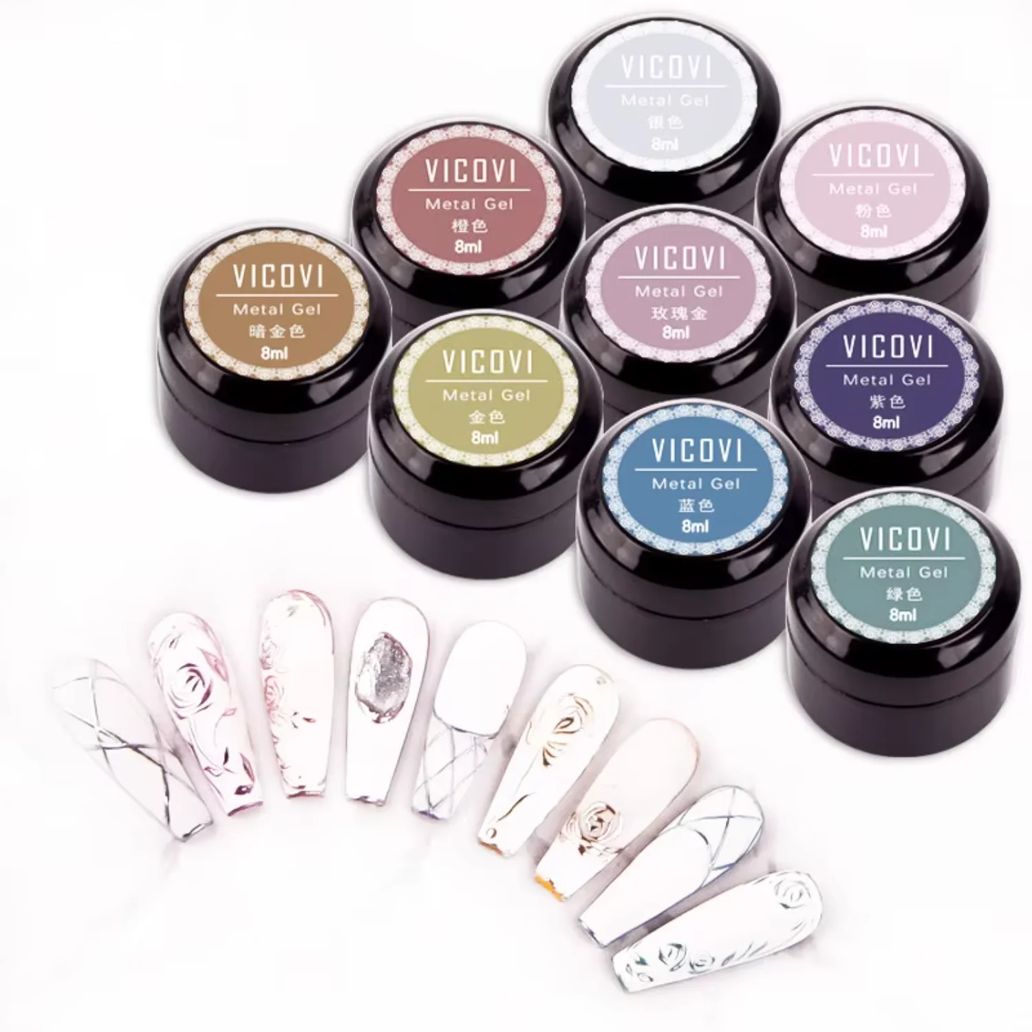 High Brightness Metal Mirror Nail Glue Liquid Silver Flash Platinum Pull Wire Hook Edge Painted Gel For Manicure Supplies
High Brightness Metal Mirror Nail Glue Liquid Silver Flash Platinum Pull Wire Hook Edge Painted Gel For Manicure Supplies