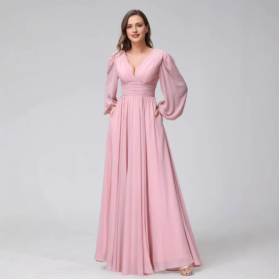 Long Sleeve Evening Dress Woman Elegant Illusion Back Chiffon A Line Party Dress Navy Blue Chiffon Pleated Prom платье в
Long Sleeve Evening Dress Woman Elegant Illusion Back Chiffon A Line Party Dress Navy Blue Chiffon Pleated Prom платье в