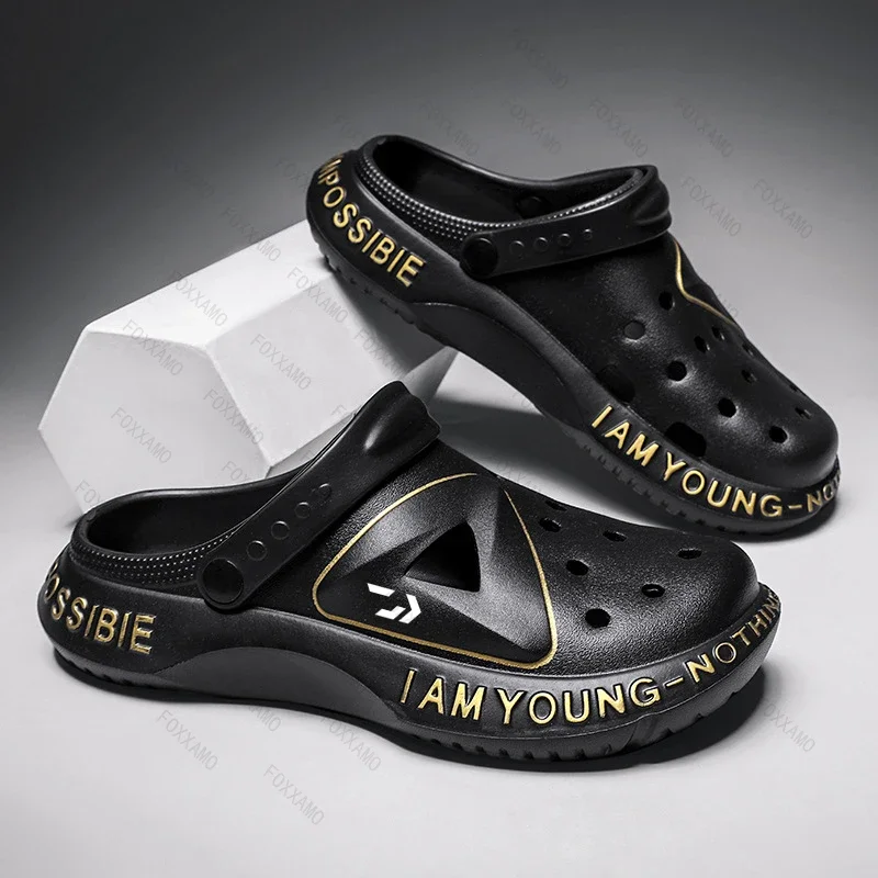 2024 Summer Men's Anti slip Fishing Shoes Wear resistant Baotou Garden Work Slippers Outdoor Beach Sandals Indoor Slippers
2024 Summer Men's Anti slip Fishing Shoes Wear resistant Baotou Garden Work Slippers Outdoor Beach Sandals Indoor Slippers
