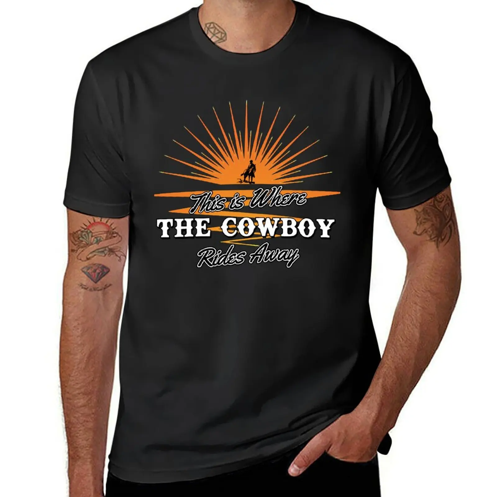 Classic Retro Cowboy Rides Away Simple Steps Best Women Men T-Shirt boys animal print vintage mens white t shirts
Classic Retro Cowboy Rides Away Simple Steps Best Women Men T-Shirt boys animal print vintage mens white t shirts