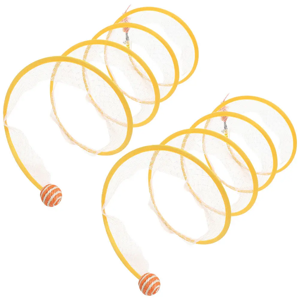2Pcs Cat Tunnel Interactive Playing Home Cat Kicking Accessory Kitten Plaything for Indoor Cats Tunnel Toys for Cats
2Pcs Cat Tunnel Interactive Playing Home Cat Kicking Accessory Kitten Plaything for Indoor Cats Tunnel Toys for Cats