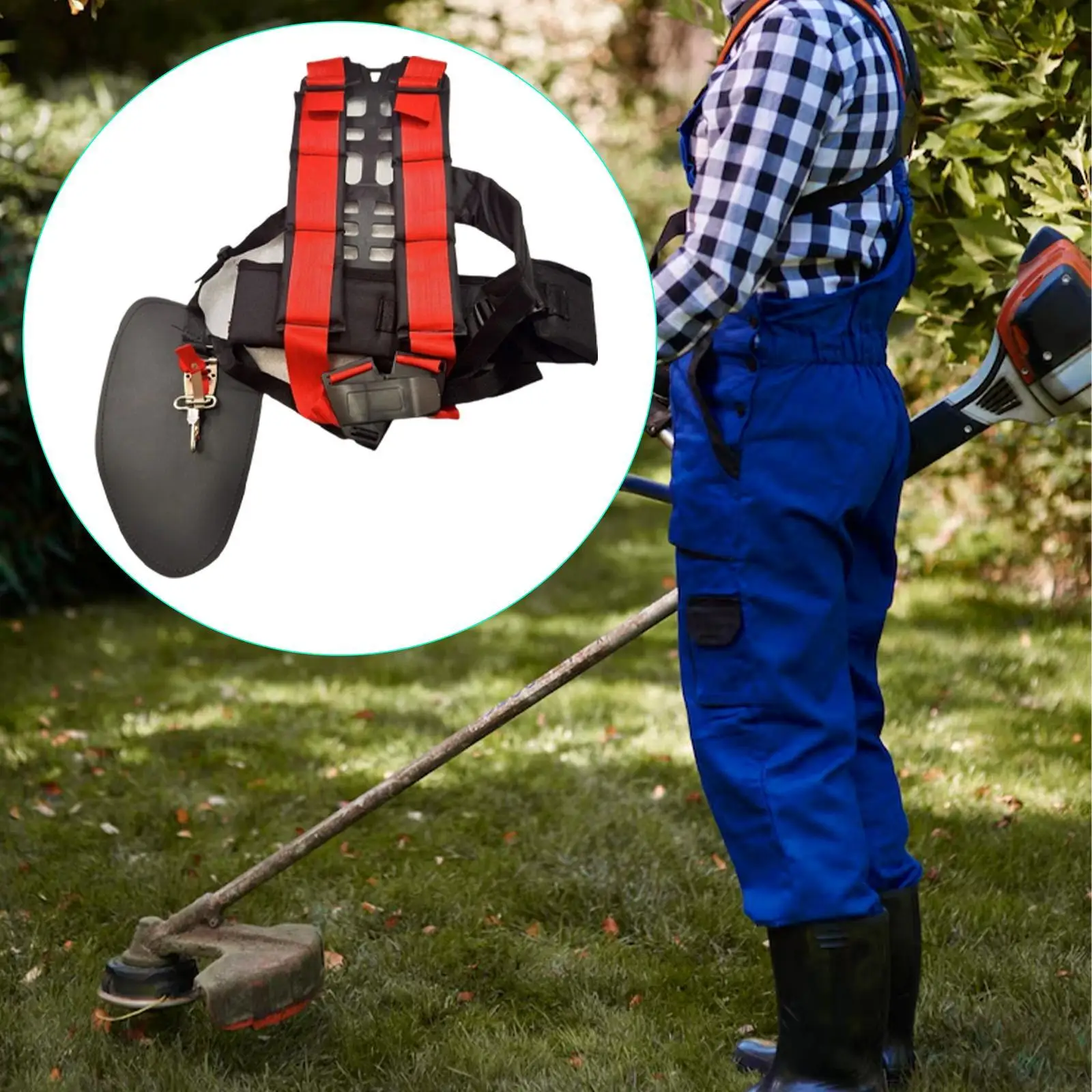 Shoulder Harness Breathable Easy to Use Universal Quick Release String Trimmer Trimmer Double Shoulder Strap Grass Trimmer Strap
Shoulder Harness Breathable Easy to Use Universal Quick Release String Trimmer Trimmer Double Shoulder Strap Grass Trimmer Strap