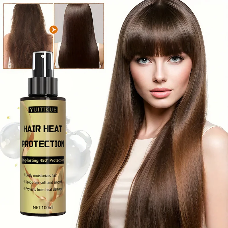Hair Heat Protectant Spray 450℃ Anti Heat Damage Moisturizing Leave-in Spray Soft Smooth Dry Hair Care 100ml
Hair Heat Protectant Spray 450℃ Anti Heat Damage Moisturizing Leave-in Spray Soft Smooth Dry Hair Care 100ml