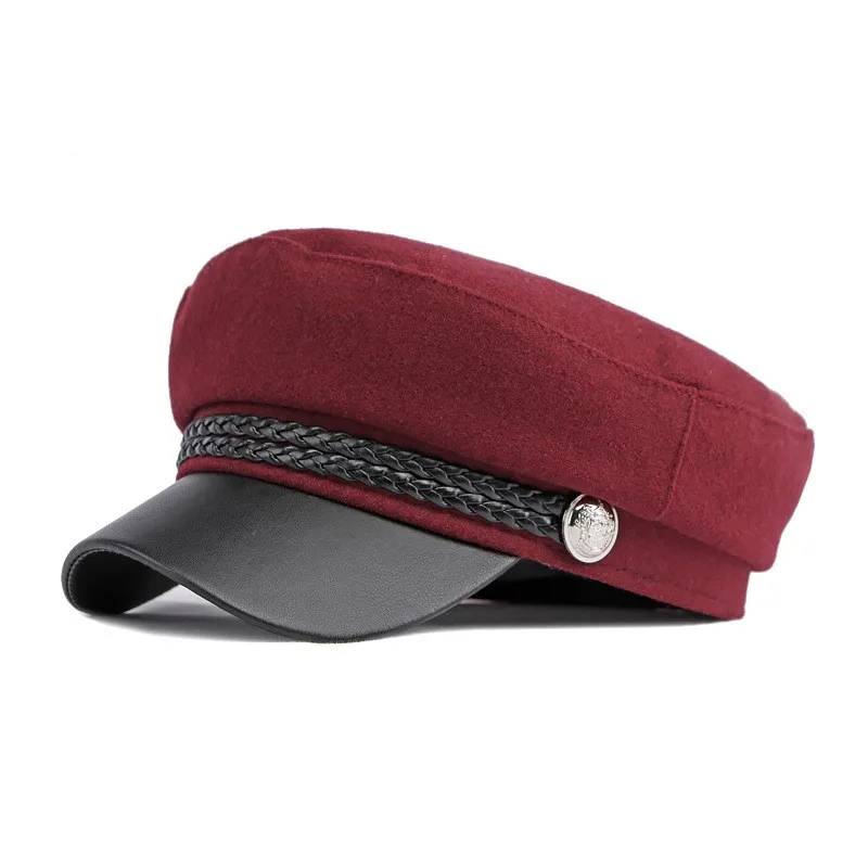 Autumn and Winter Acrylic Solid Military Hats Navy Cap Flat Cap Octagonal Cap For Men And Women 01
Autumn and Winter Acrylic Solid Military Hats Navy Cap Flat Cap Octagonal Cap For Men And Women 01