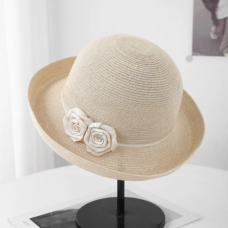 Elegant flower-patterned fisherman's hat women's travel Hepburn style rolled-up basin
Elegant flower-patterned fisherman's hat women's travel Hepburn style rolled-up basin