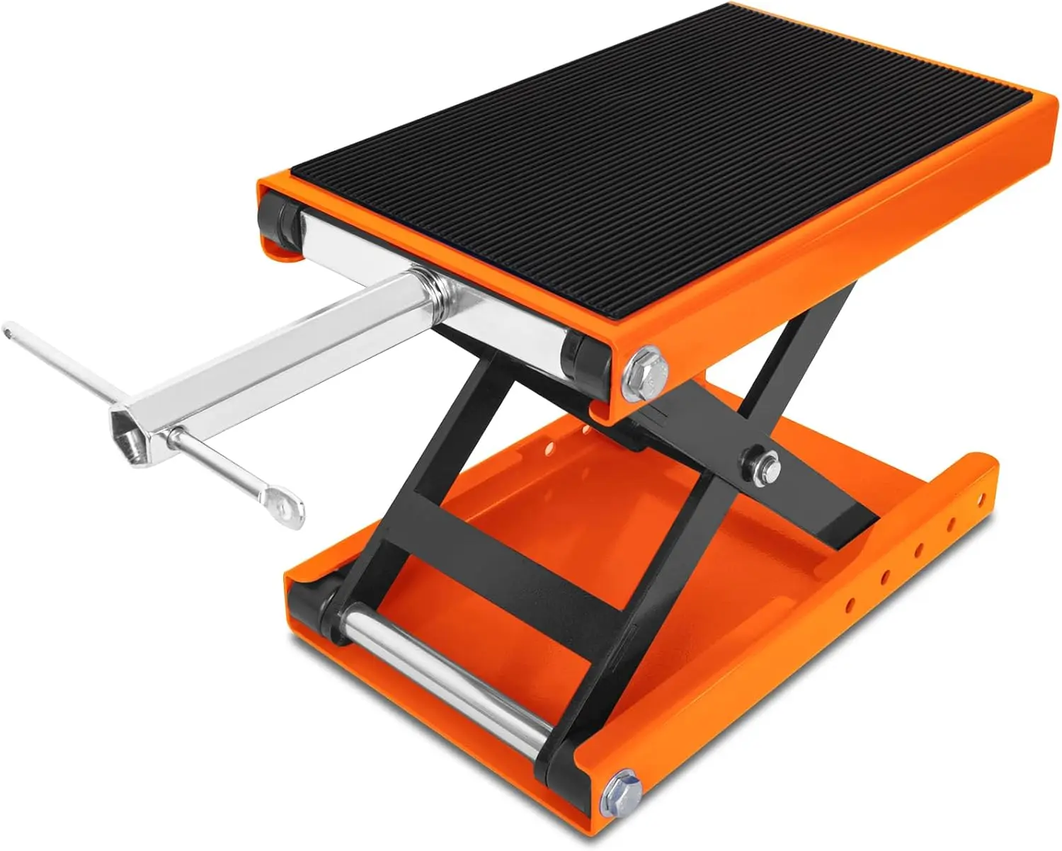 Motorcycle Lift 1100 Lbs Capacity Motorcycle Scissor Jack with Upgraded Anti-Slip Bottom and Thickened Rubber Wide Deck Steel Mo
Motorcycle Lift 1100 Lbs Capacity Motorcycle Scissor Jack with Upgraded Anti-Slip Bottom and Thickened Rubber Wide Deck Steel Mo