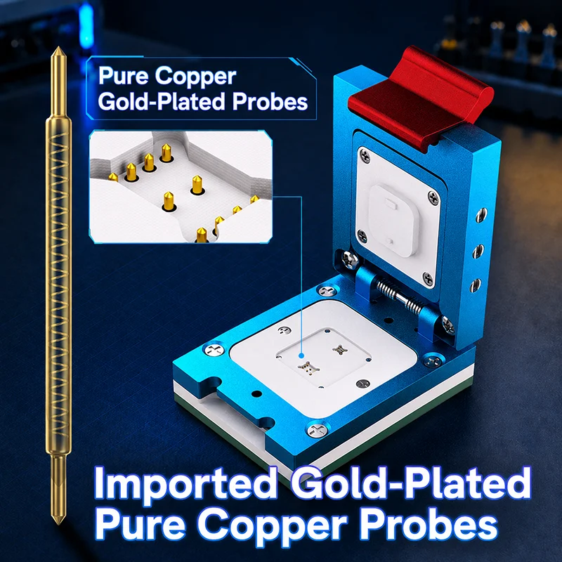 XZZ 2 in 1 Chip Read Write Socket for IP 15 16Series Pad V3D/8N Dual-zone Positioning 8P Direct Plug-in Read Write Tools
XZZ 2 in 1 Chip Read Write Socket for IP 15 16Series Pad V3D/8N Dual-zone Positioning 8P Direct Plug-in Read Write Tools