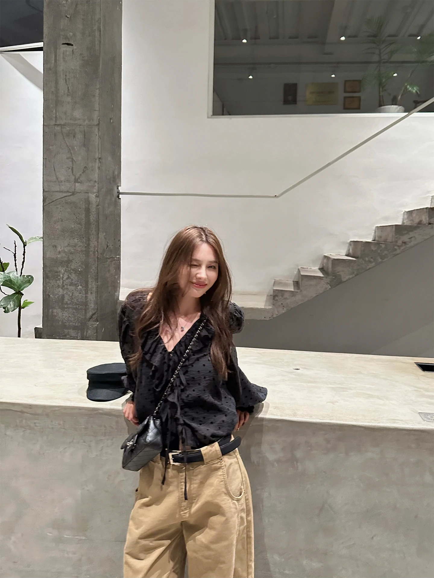 NanaByNana Романтическая шифоновая блузка в горошек с кружевной отделкой, женская, весна-осень, с пышными рукавами, длинный рукав, стандартный крой
NanaByNana Романтическая шифоновая блузка в горошек с кружевной отделкой, женская, весна-осень, с пышными рукавами, длинный рукав, стандартный крой