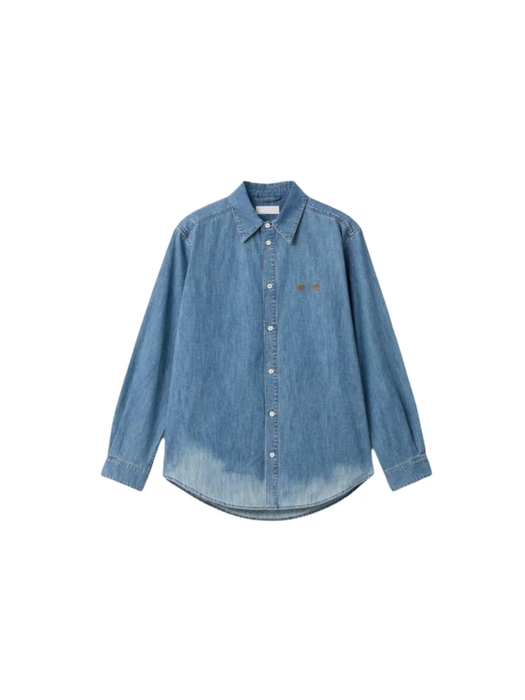 Royalty High-End Summer 2026 Embroidered Cotton Denim Long Sleeve Shirt Worn-look Casual Loose Fit Collar Button Front
Royalty High-End Summer 2026 Embroidered Cotton Denim Long Sleeve Shirt Worn-look Casual Loose Fit Collar Button Front