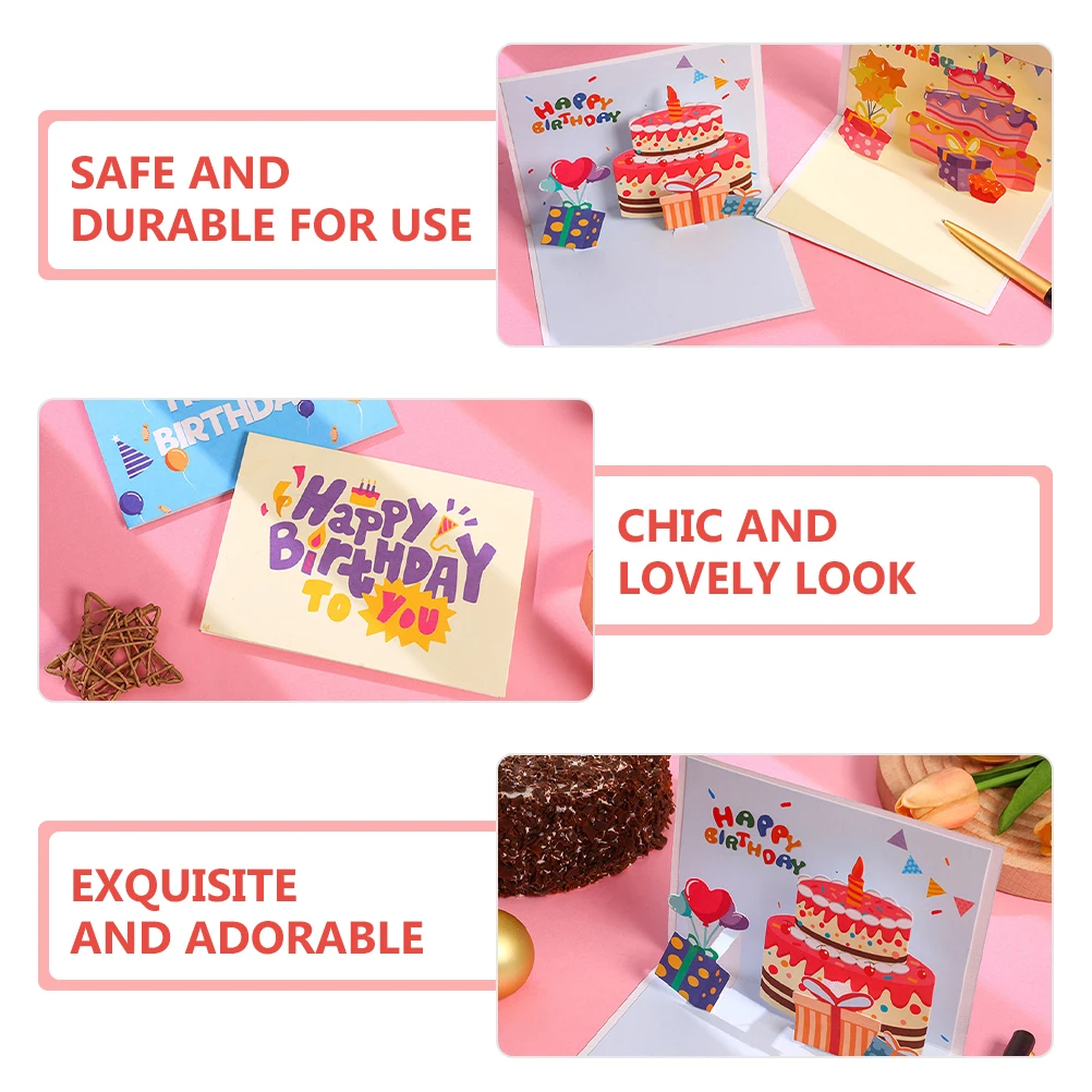 2 Pcs Birthday Cake Greeting Card Creative Cards Hairy for Kids Paper Funny Wife Chic
2 Pcs Birthday Cake Greeting Card Creative Cards Hairy for Kids Paper Funny Wife Chic