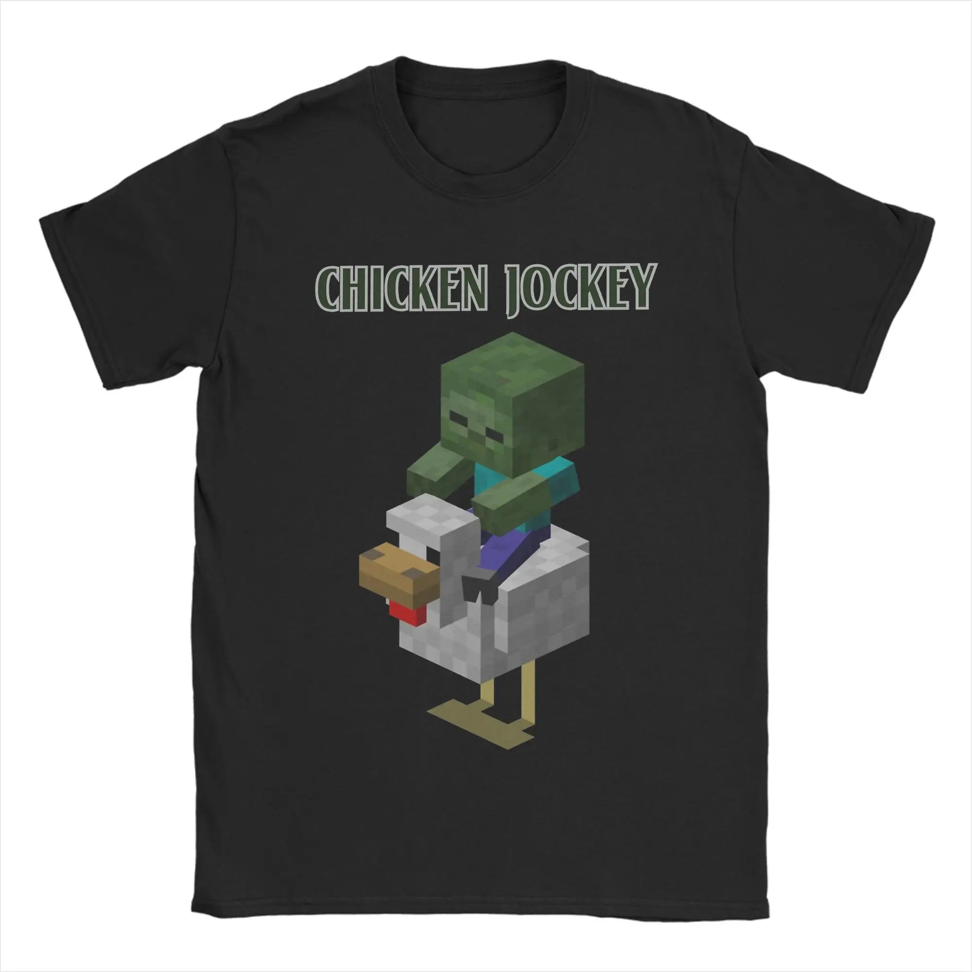 Men's Chicken Jockey Funny Pixel T Shirt Cotton Tops Cool Short Sleeve Round Collar Tees Gift T-Shirts
Men's Chicken Jockey Funny Pixel T Shirt Cotton Tops Cool Short Sleeve Round Collar Tees Gift T-Shirts