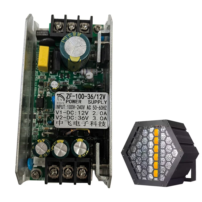 ZF-100-36/12V 100W Power Supply DC36V/12V output Repair Parts Accessories for Single Head Mini 60W LED Retro Light
ZF-100-36/12V 100W Power Supply DC36V/12V output Repair Parts Accessories for Single Head Mini 60W LED Retro Light