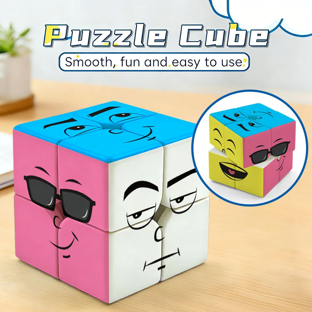 ZIINA STAR Emoji cube 2x2 stickerless,2x2 speed cubes, 3D puzzle cube suitable for both children and adults,educational toys
ZIINA STAR Emoji cube 2x2 stickerless,2x2 speed cubes, 3D puzzle cube suitable for both children and adults,educational toys