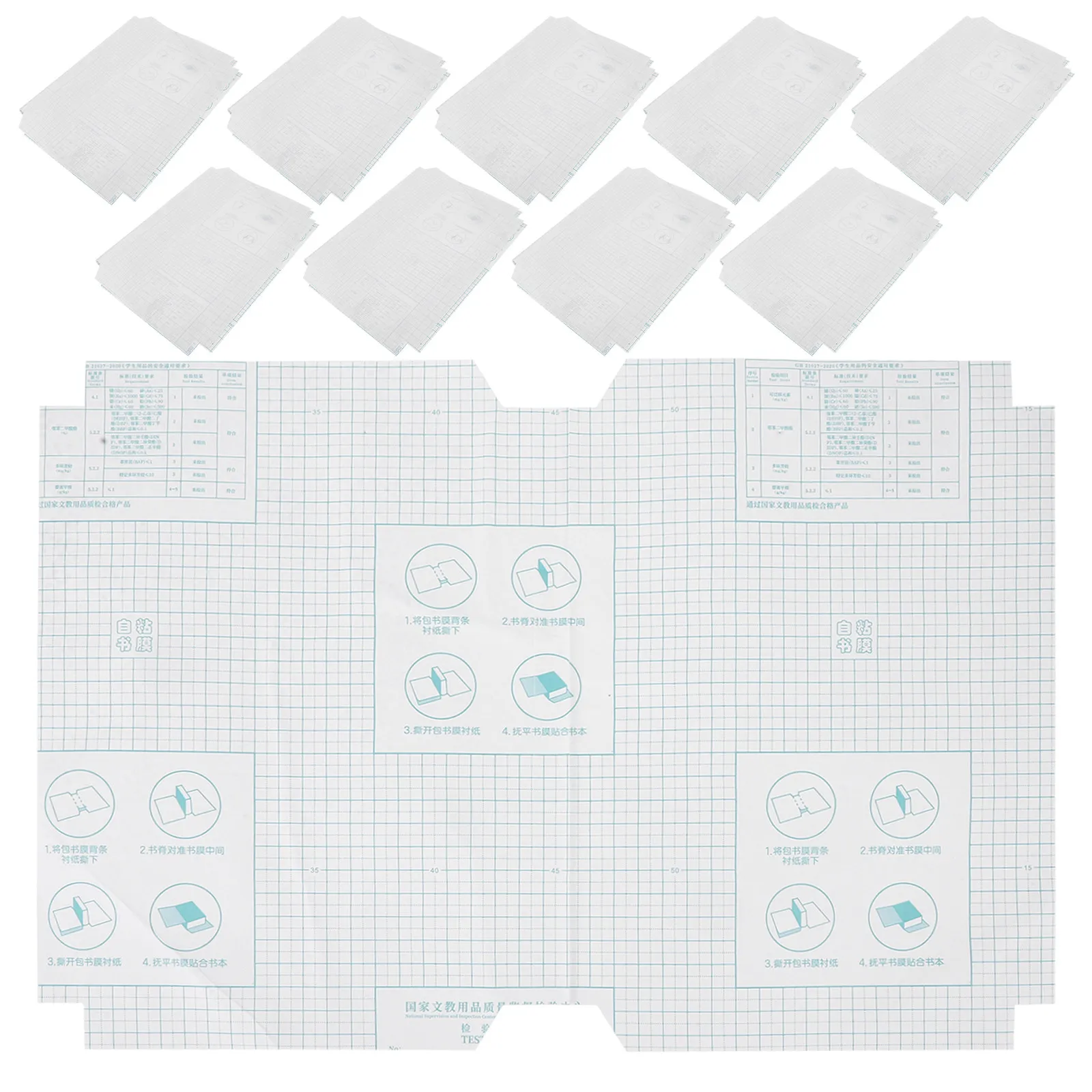 10 Sheets Clear Book Cover Film Self-Adhesive Notebook Textbook Protector Waterproof Anti-Scratch Reusable Book Cover
10 Sheets Clear Book Cover Film Self-Adhesive Notebook Textbook Protector Waterproof Anti-Scratch Reusable Book Cover