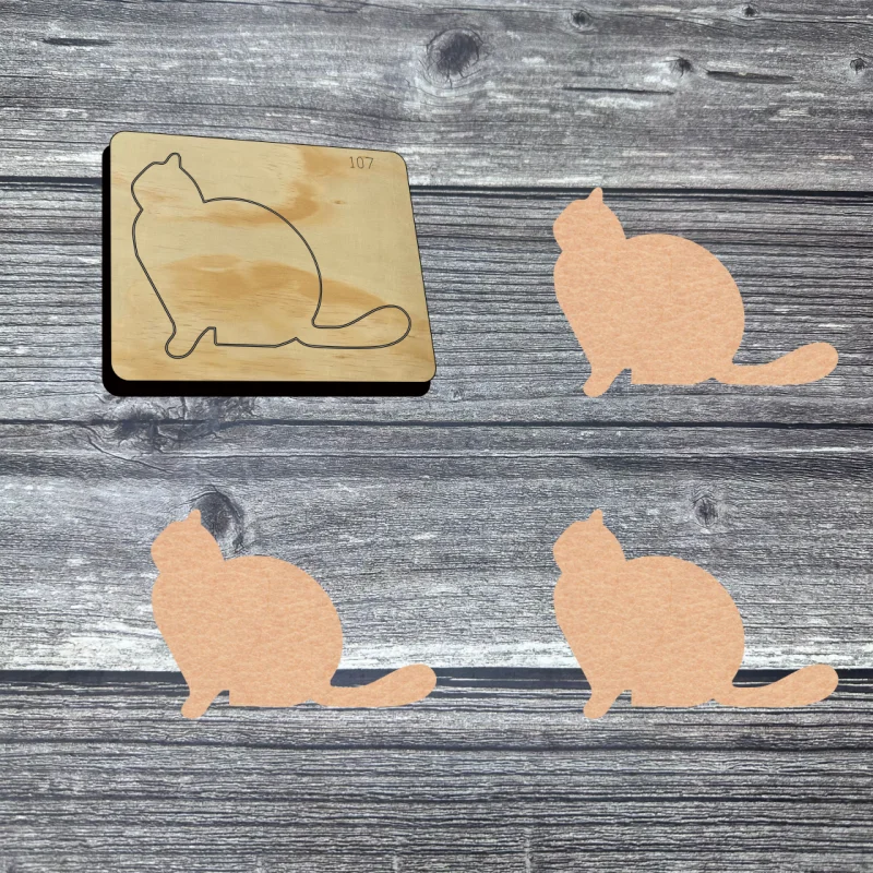 Side Profile Crouched Plump Cat Leather Die Cut Mold, Lovely Pet Charm Punch Tool for Die-cutting Machine
Side Profile Crouched Plump Cat Leather Die Cut Mold, Lovely Pet Charm Punch Tool for Die-cutting Machine